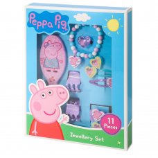 2003-1663: Peppa Pig 11 Piece Hair Beauty Brush Set